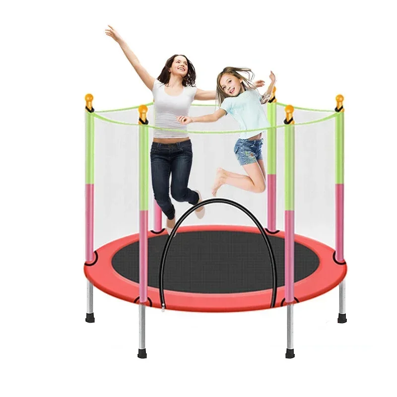 Training Net Mini - Trampolín Redondo Mini con Red para