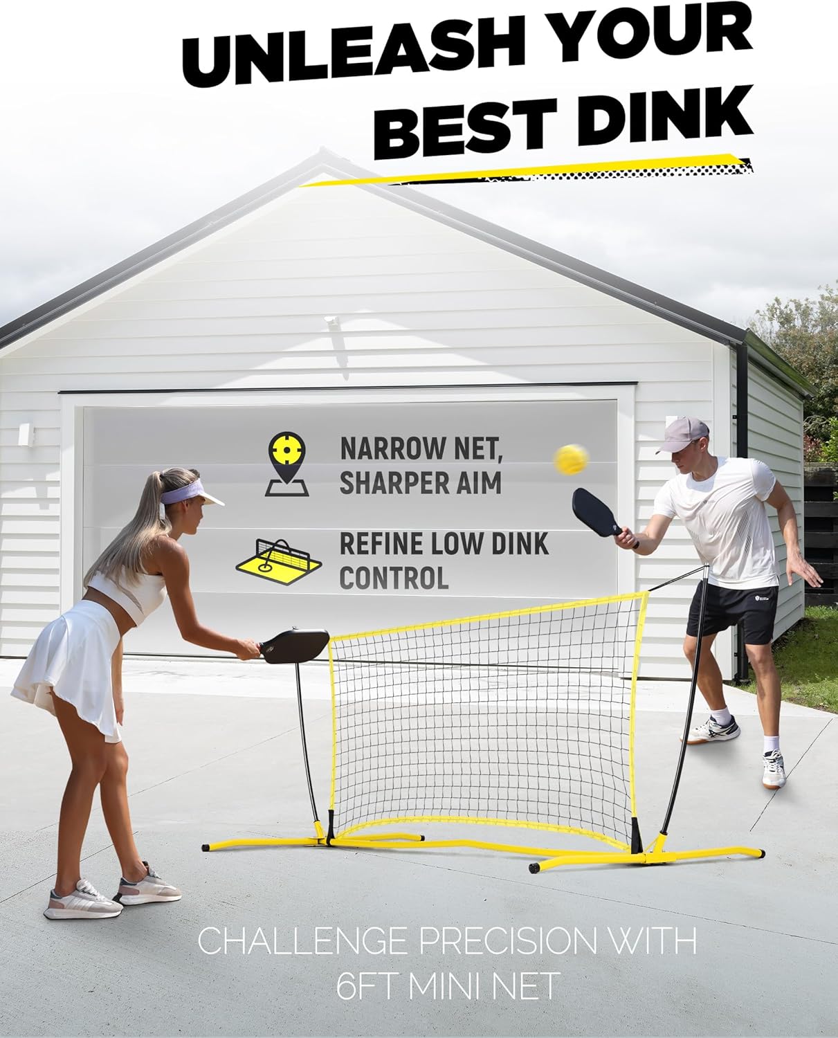 Training Net Mini - Equipo de entrenamiento con rebotador de
