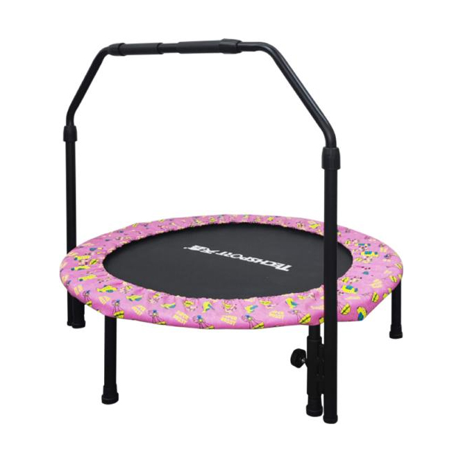 Training Net Mini - Mini Trampolín Rosa para Niños con
