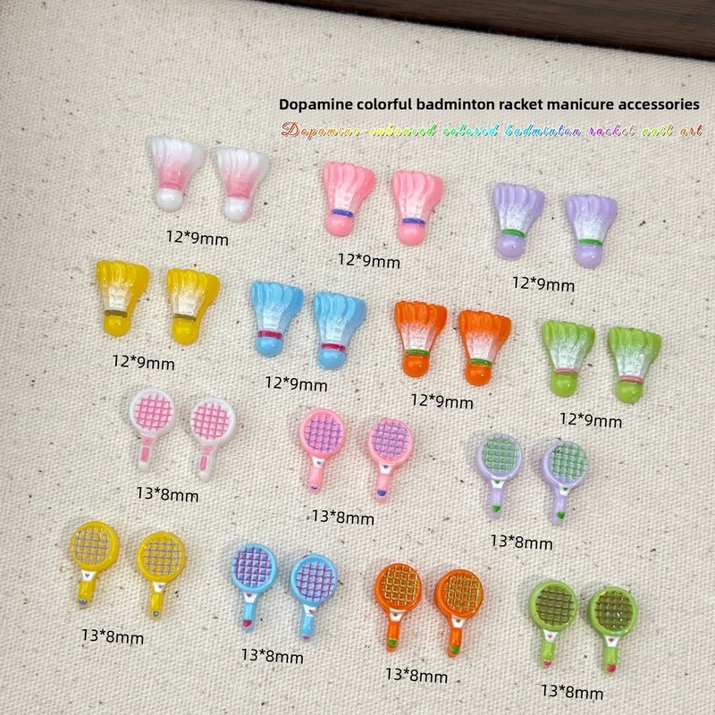 20 piezas de dijes 3D mini de  - Badminton Minion reseña y precio