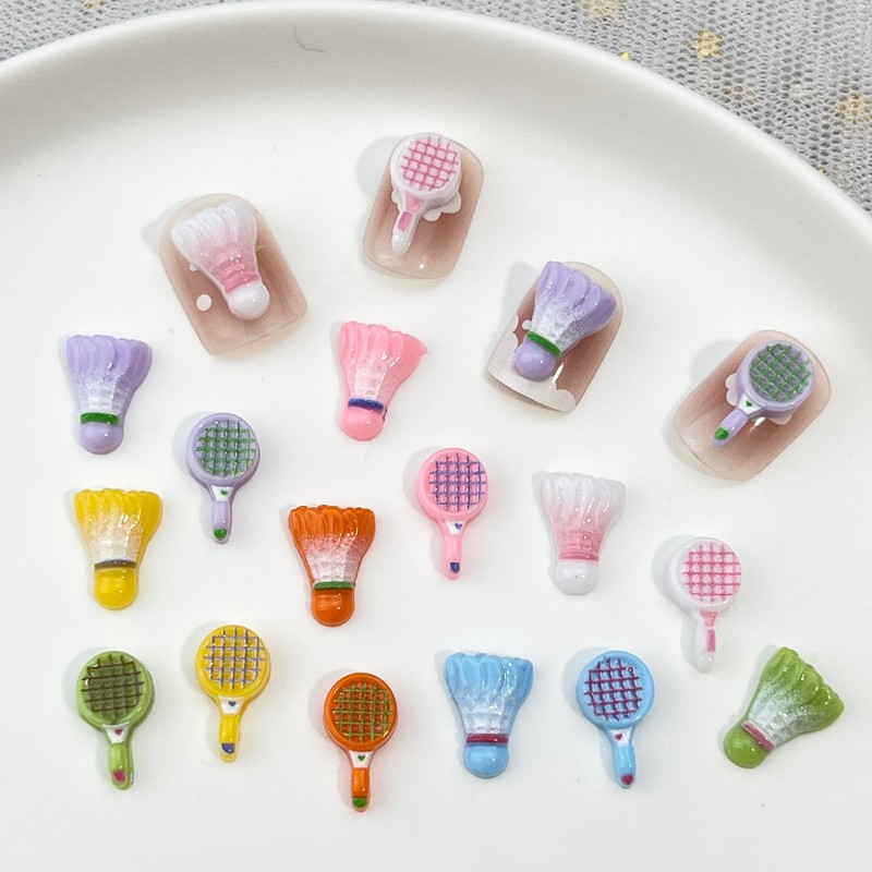 20 piezas de dijes 3D mini de  - Badminton Minion reseña y precio