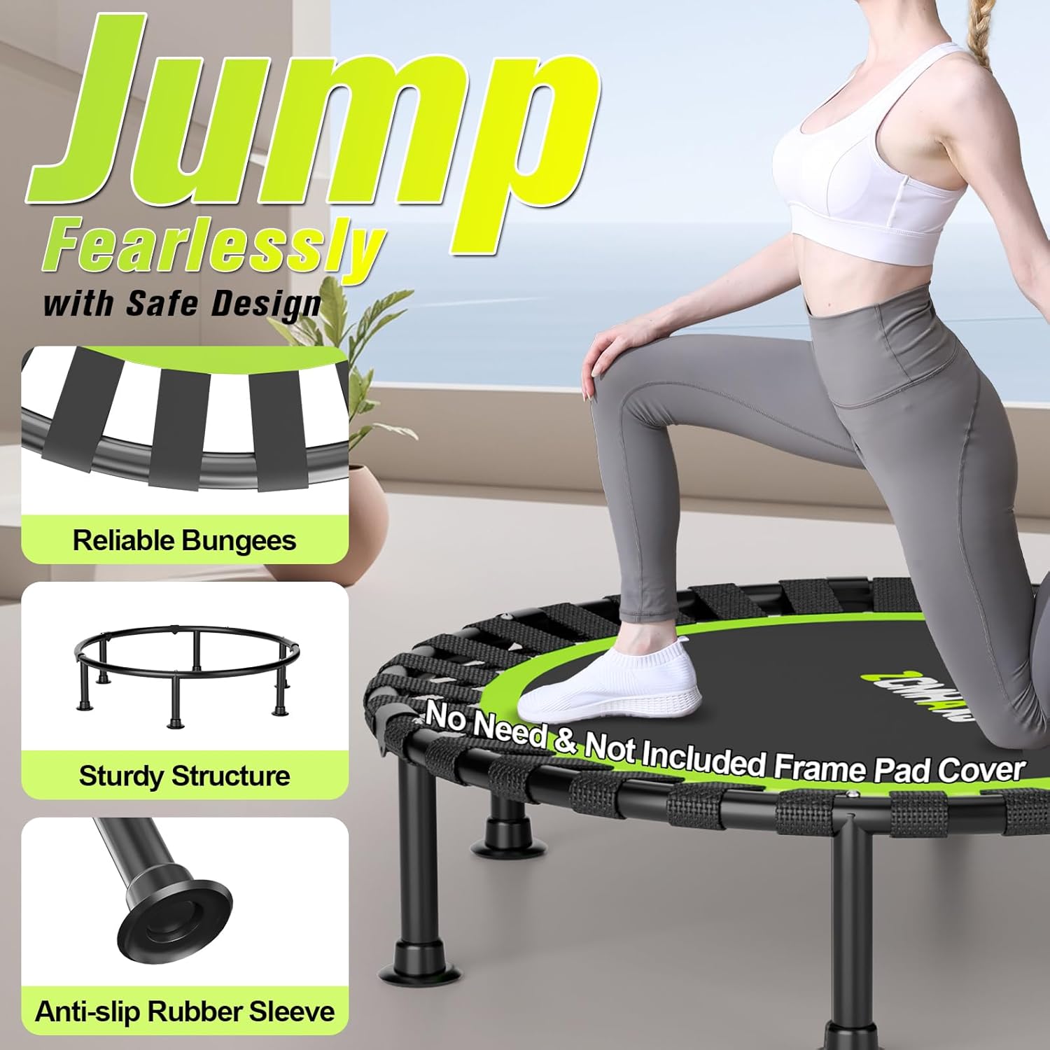 Mini Trampolín Plegable de 40  - Training Net Mini reseña y precio
