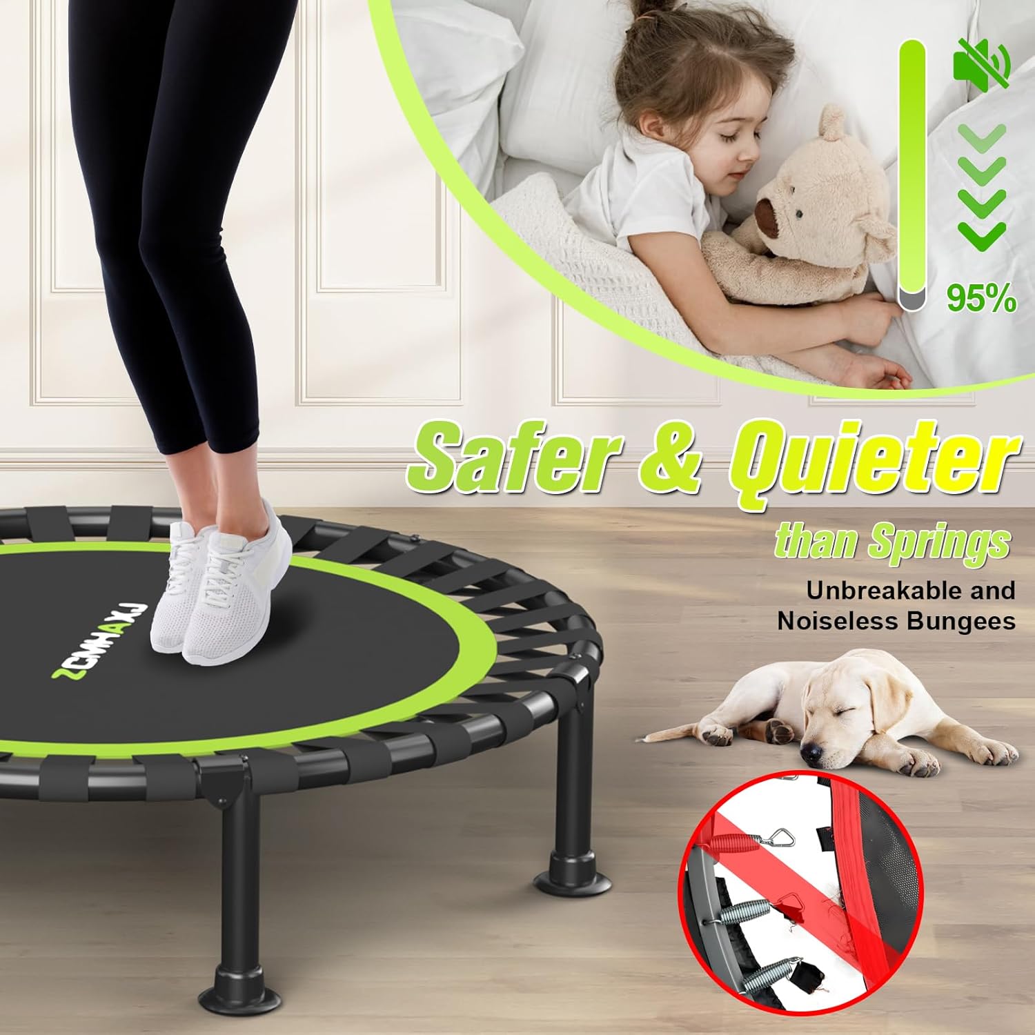Mini Trampolín Plegable de 40  - Training Net Mini reseña y precio
